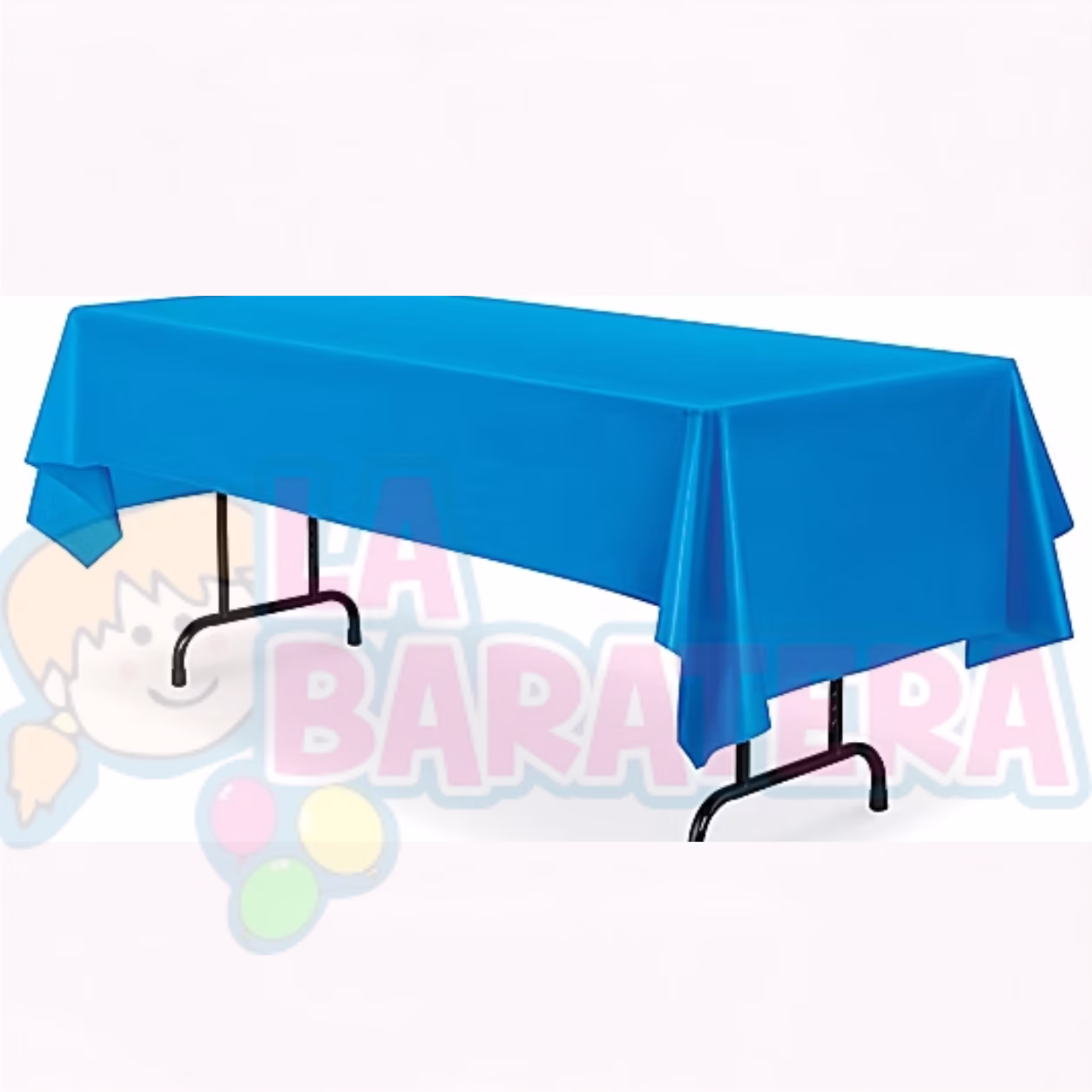 MANTEL PLASTICO AZUL