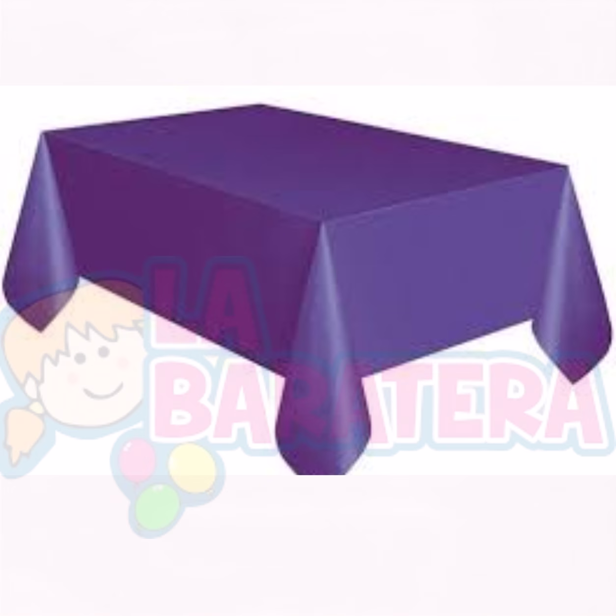 MANTEL PLASTICO MORADO