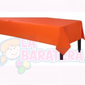 MANTEL PLASTICO NARANJA